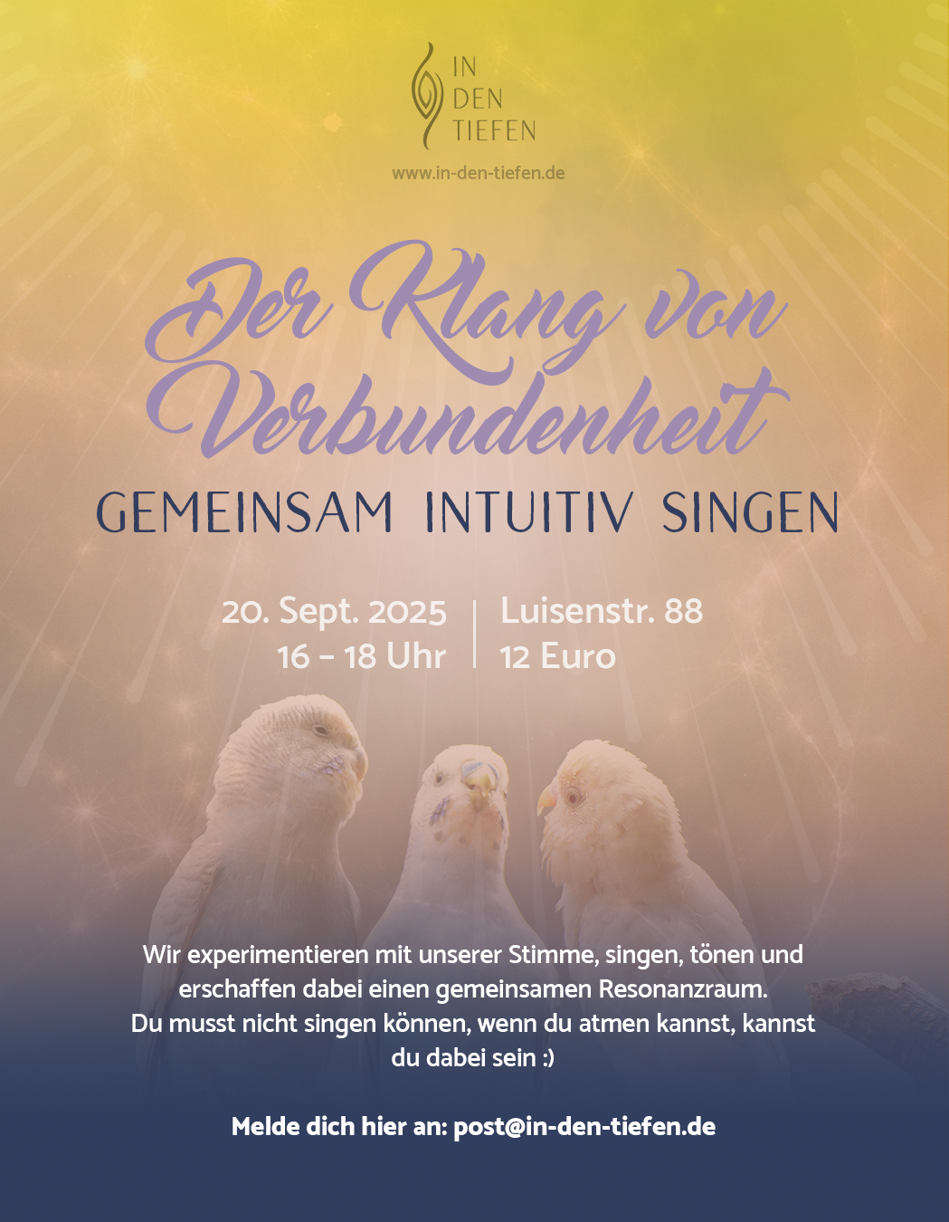 Der Klang von Verbundenheit - Intuitiv gemeinsam Singen