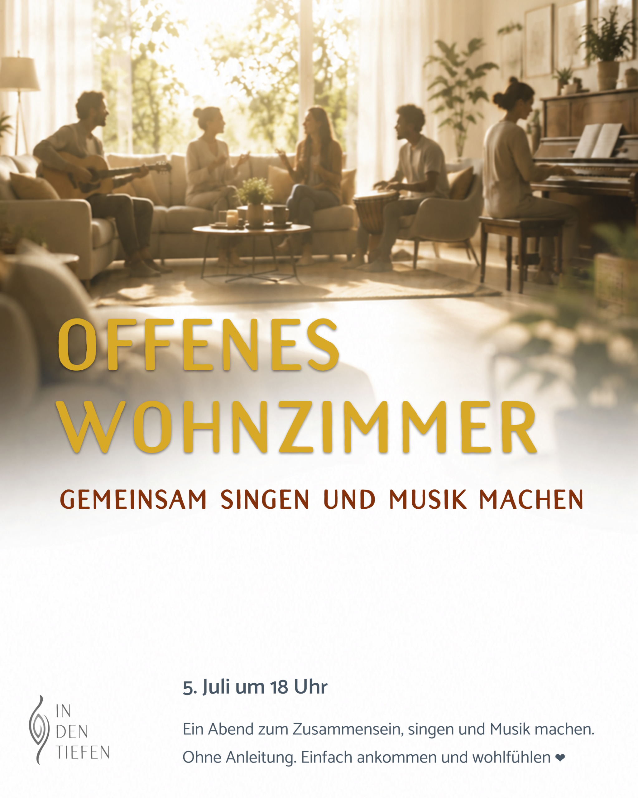 Offenes Wohnzimmer "Gemeinsam Singen und Musik machen"