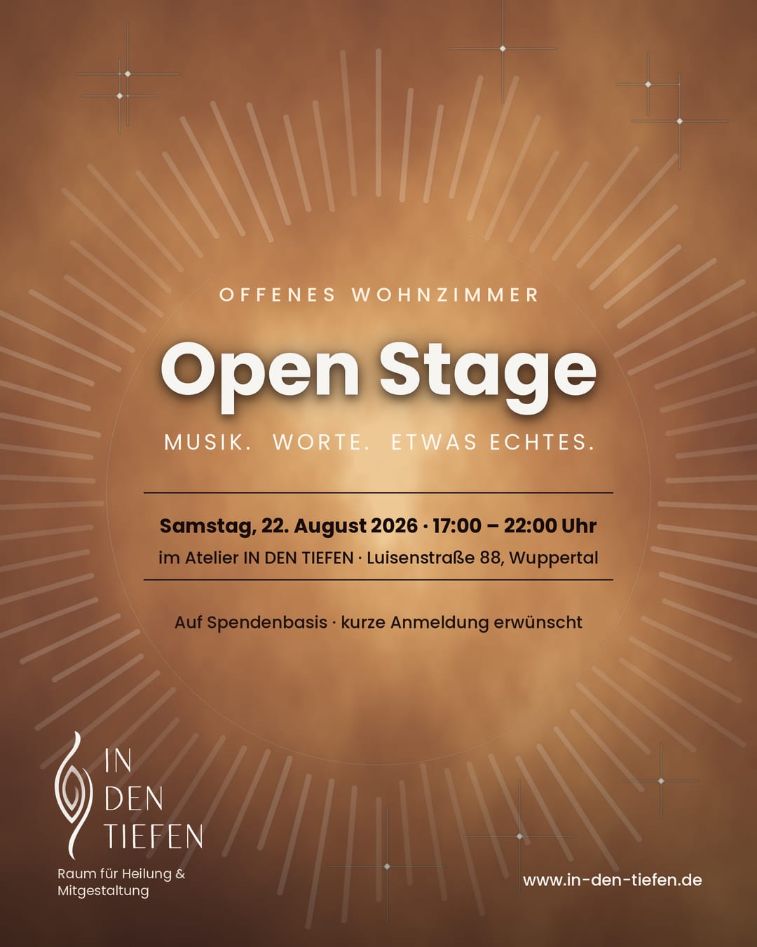 Offenes Wohnzimmer "Open Stage"